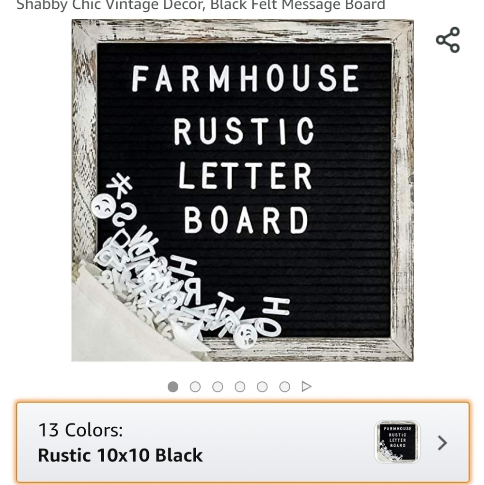 New in box Main Event letterboard
